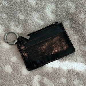 Hobo Black Leather Card Holder
